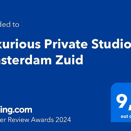 Luxurious Private Studio Amsterdam Zuid Bagian luar foto