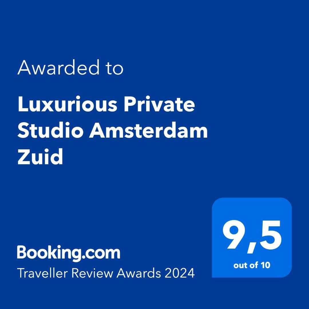 Luxurious Private Studio Amsterdam Zuid Bagian luar foto