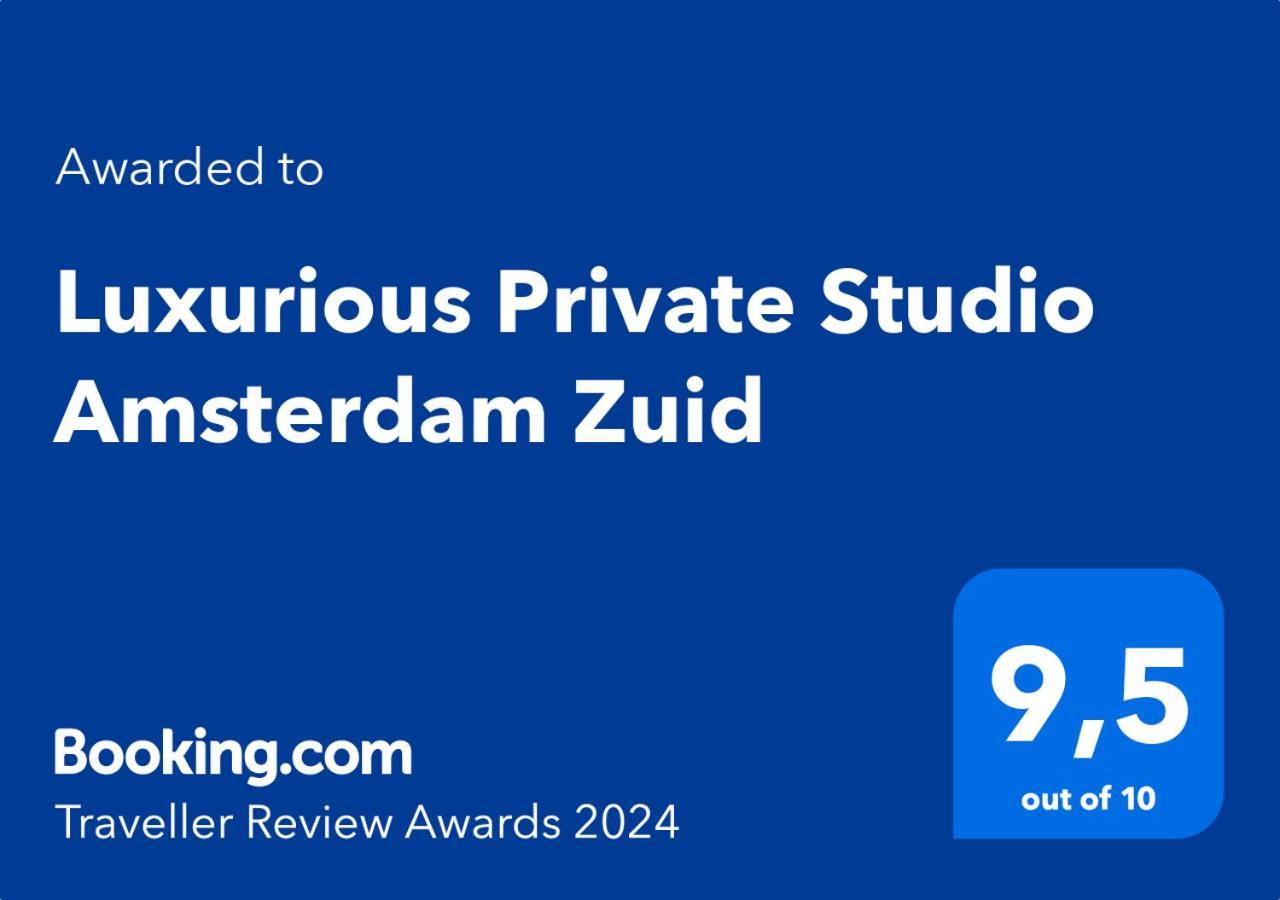 Luxurious Private Studio Amsterdam Zuid Bagian luar foto
